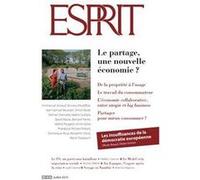 Esprit - Le partage, une nouvelle économie ? Juillet 2015 - Collectif - Esprit - broché - Revue