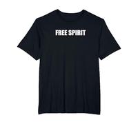 Esprit Libre T-Shirt, Homme Grandes Tailles, Noir, 6X Tall