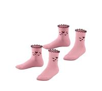ESPRIT Lovely Heart 2-Pack K Sso coton fantaisie 2 paires, Chaussettes Mixte Enfant, Rose Sortiment 0020, 31-34