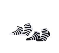 ESPRIT Mesh Stripe 2-Pack, Chaussettes Femme, Coton, Multicolore (Sortiment 10), 35-38 (Lot De 2)