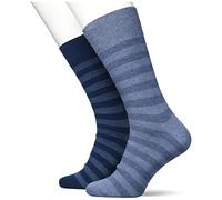 ESPRIT Mesh Stripe 2-Pack Coton Bio Fines Motif Fantaisie Lot De 2 Paires Chaussettes, Multicolore (Sortiment 20), 43-46 Homme