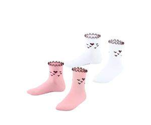 ESPRIT mixte enfant Lovely Heart 2-Pack chaussettes coton respirant