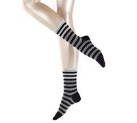 ESPRIT Multicolour Stripe, Chaussettes Femme, Coton, Noir (Black 3000), 35-38 (1 Paire)