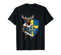 Esprit Nordique Warrior Viking suédois T-Shirt