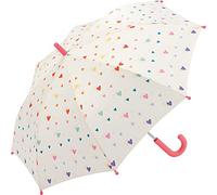 ESPRIT Parapluie canne pour enfant, Candy Hearts, 80 cm, Motif cœur coloré