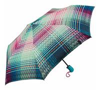 ESPRIT Parapluie de poche, Cosy Checks Ocean depths, 93 cm, Checks