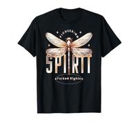 Esprit Pionnier Libellule Pouvoir Esthétique Minimaliste T-Shirt