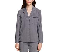 ESPRIT Printed Cotton Lace SUS s.Shirt_a_l Haut de Pijama, Navy 3, 44 Femme