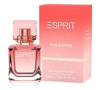 ESPRIT Rise & Shine Eau de parfum pour femme 20 ml I avec mandarine, fraise, pivoine et musc I Eau de parfum tropicale pour tous les âges I Parfum pour femme I Parfum fruité & citrique pour femme