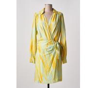esprit robes femme de couleur jaune 40