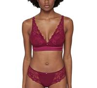 ESPRIT Satin Lace Wireless Padded Soutien-Gorge rembourré, Rose foncé, S Femme