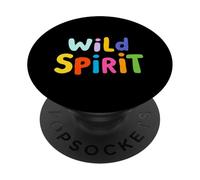 Esprit Sauvage Typographie ludique PopSockets PopGrip Adhésif