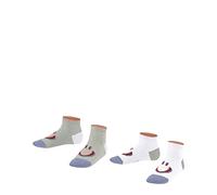 ESPRIT Smile 2-Pack K SN coton motif fantaisie lot de 2 paires, Chaussettes basses Mixte enfant, Multicolore (Sortiment 0030), 27-30