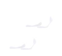 ESPRIT Solid Low Double Pack W In coton unies lot de 2 paires, Chaussettes invisibles Femme, Blanc White 2000, 39-42