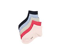 ESPRIT Solid Mix Multipack K Sn coton unies lot de 5 paires, Chaussettes basses Mixte enfant, Multicolore Blue Grey Pink Mix 0010, 35-38