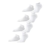 ESPRIT Solid W Sn coton unies multipack, Chaussettes basses Femme, Blanc White 2000, 36-41