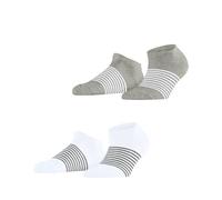 ESPRIT Summer Stripe 2-Pack W Sn coton fantaisie 2 paires, Chaussettes basses Femme, Multicolore Sortiment 0040, 39-42