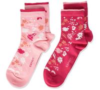 ESPRIT Sweet Flower 2-Pack, Chaussettes Basses Mixte enfant, Coton, Multicolore (Sortiment 30), 35-38 (Lot de 2)
