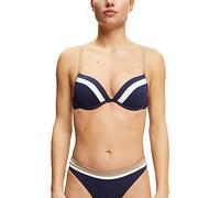 ESPRIT Tayrona Beach RCS Pad.Plunge Bikini, Bleu Marine, C Femme