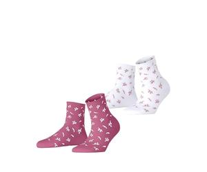 ESPRIT Twig W Sso coton fantaisie lot de 2 paires, Chaussettes Femme, Multicolore Sortiment 0130, 35-38