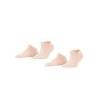 ESPRIT Uni 2-Pack Socquettes Femme Coton Biologique Durable Blanc Noir Plus De Couleurs Chaussettes Basses Courtes Fines Été Sans Motif Lot De 2 Paires