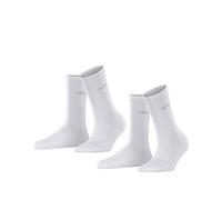 ESPRIT Uni 2-Pack W So Coton Unies Lot de 2 Paires Chaussettes, Blanc (White 2000), 35-38 Femme