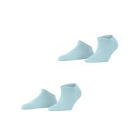 ESPRIT Uni Multipack W Sn coton unies lot de 2 paires, Chaussettes basses Femme, Bleu Barely Blue 6588, 39-42