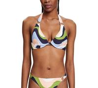 ESPRIT Wave Beach RCS High Apex Bikini, 400/Navy, 42/C Femme