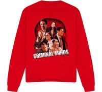 Esprits criminels - "Brain Trust" Sweat-shirt Homme/Femme Unie TV12412 (L) (Rouge)