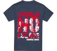 Esprits criminels - "No Escape" T-shirt Homme/Femme Unie TV17471 (3XL) (Bleu marine)