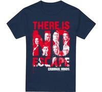 Esprits criminels - "No Escape" T-shirt pour homme TV13449 (3XL) (Bleu marine)