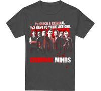 Esprits criminels - "Think Like One" T-shirt Homme/Femme Unie TV17550 (3XL) (Charbon de bois)