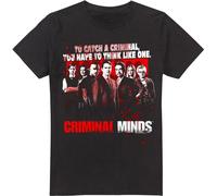 Esprits criminels - "Think Like One" T-shirt pour homme TV13570 (3XL) (Noir)