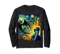 Esprits tourmentés Enfant Van Gogh Nuit étoilée Halloween Manche Longue