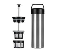 ESPRO Go P0 Cafetière à Piston Voyage, 450 ml, Inox