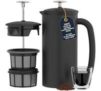 ESPRO P7 Presse française, 32 oz, noir mat, cafetière en acier inoxydable