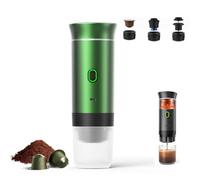 Esprova Portable Espresso Machine,20 Bar Mini Electric Espresso Machines Coffee Maker,3-in-1 Self-Heating & Cold Brew Espresso Maker,Compatible with Ground Coffee & Capsule,for Travel Office (Green)