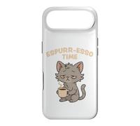 Espurr-Esso Time Coffee Cat fatigué des Chats drôles Design Coque pour iPhone Air