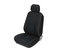 ESPYN Ensemble Housses Siège 1/2/5 Pièces Ensemble Housses Siège Voiture Coussin Protection Universel Respirant Sièges Protecteur Intérieur(1-Seat Black)