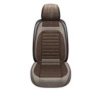 ESPYN Ensemble Housses Siège Housse De Protection Siège Voiture en Lin 3D, Tapis Antidérapant Universel, Accessoires D'intérieur, Coussin Conducteur(D-Brown 1piece)