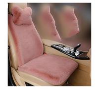 ESPYN Ensemble Housses Siège Housse Siège en Peluche d'hiver Coussin Imitation Fourrure Lapin, Protection Chaude Et Moelleuse D'intérieur Automobile(1SET3Piece-CameoBrown)