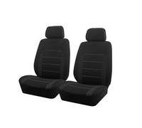 ESPYN Ensemble Housses Siège Housses De Siège Voiture Universelles, pour La Plupart des Accessoires Camion SUV, Compatibles avec L'airbag Intérieur(Type B Black 2 Front)