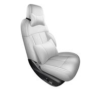 ESPYN Ensemble Housses Siège Housses Siège Voiture Personnalisées, Couverture Complète en Cuir Accessoires D'intérieur pour MG pour HS 2025, 360(1Seat F)