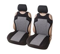 ESPYN Ensemble Housses Siège Housses Siège Voiture Universelles 2 Pièces, Intérieur en Éponge Avant pour Voiture/Camion/Van(Gray Front covers1)