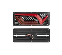 ESPYN Feux Arrière 2 Pièces 12V/24V Voitures Remorques Camions Feux Arrière Feu Arrière LED Pour Voiture Clignotants Marche Feux Arrière Camion Bus Pièces Feux Arrière Voiture Feu Arrière(12V 33cm)