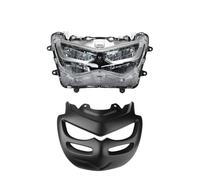ESPYN Phares Avant Moto Phare Avant LED D'éclairage Indicateur Lumière Avant Étanche Pour NMAX 155 Pour NMAX155 2020 2021 2022(Headlight and Cover)