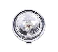 ESPYN Phares Avant Moto Phare Avant Universel 12 V CC Feu Circulation Chromé Pour 883 Pour Steed Pour VLX 400 Pour Shadow 600 Pour Magna 250