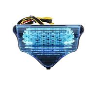 ESPYN Phares Avant Moto Pour FZ-600 Pour FZ600 Pour FZ6 2004-2008 À LED Clignotants Frein Feu Arrière Intégré Lampe Clignotante(Bleu)