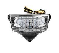 ESPYN Phares Avant Moto Pour FZ-600 Pour FZ600 Pour FZ6 2004-2008 À LED Clignotants Frein Feu Arrière Intégré Lampe Clignotante(Blanc)