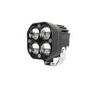 ESPYN Phares Moto 3 Pouces Moto LED Projecteur Antibrouillard Blanc Jaune Phare Auxiliaire Lampe Conduite Voiture Pour ATV Pour SUV Cabine 50000LM(1 PCS Light)